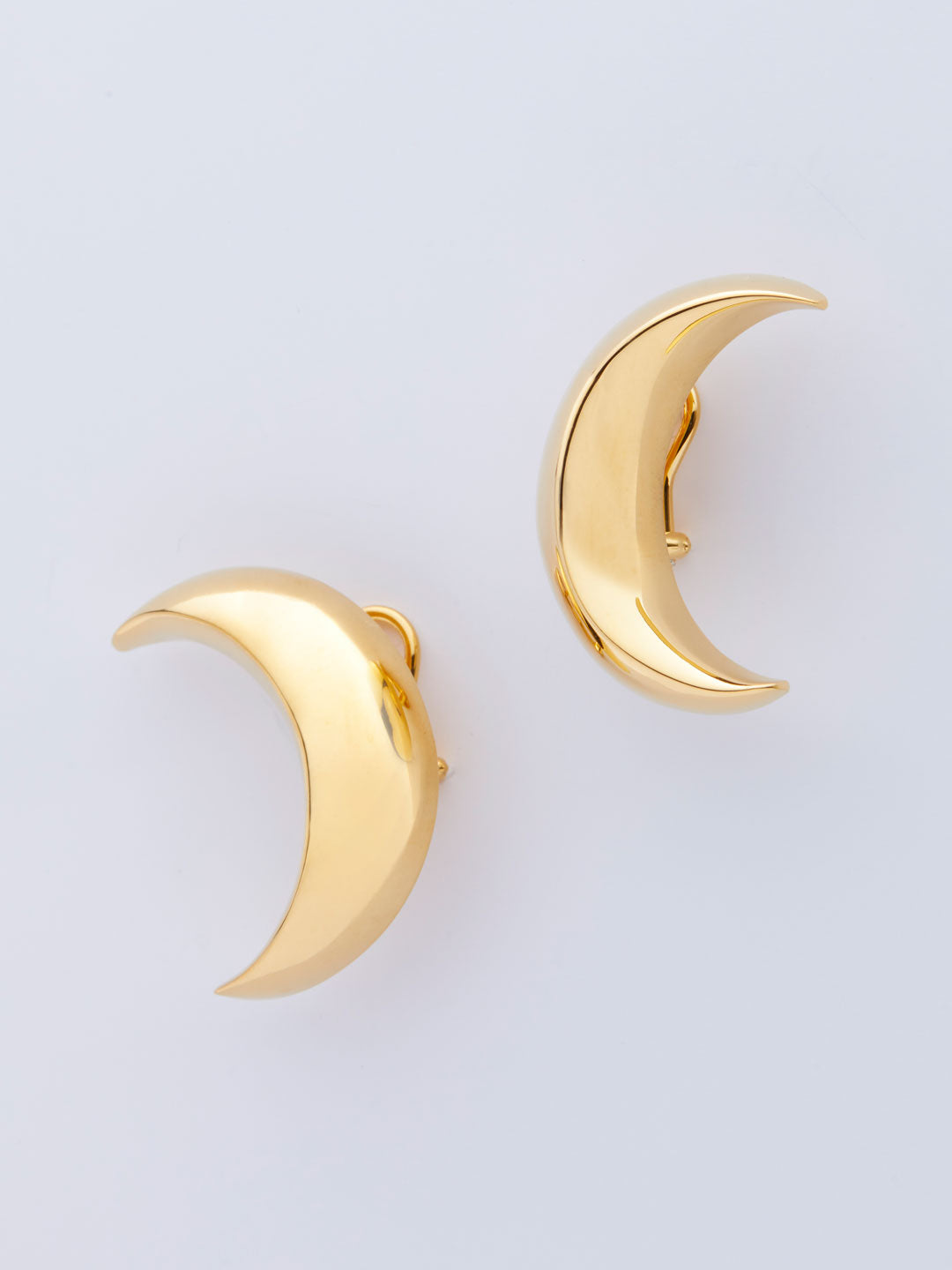 Gold Moon Earring