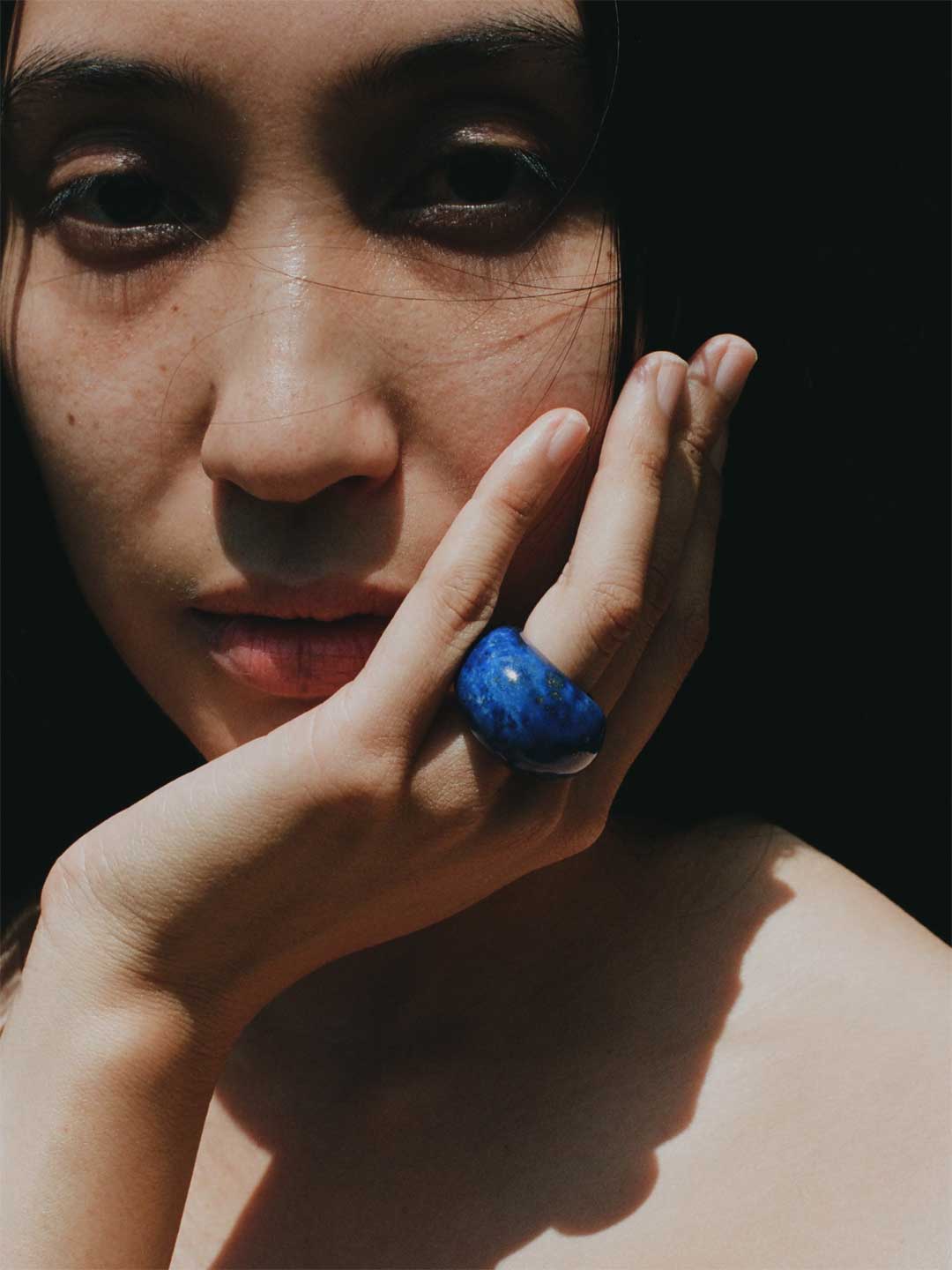 Lapis Donut Ring #11