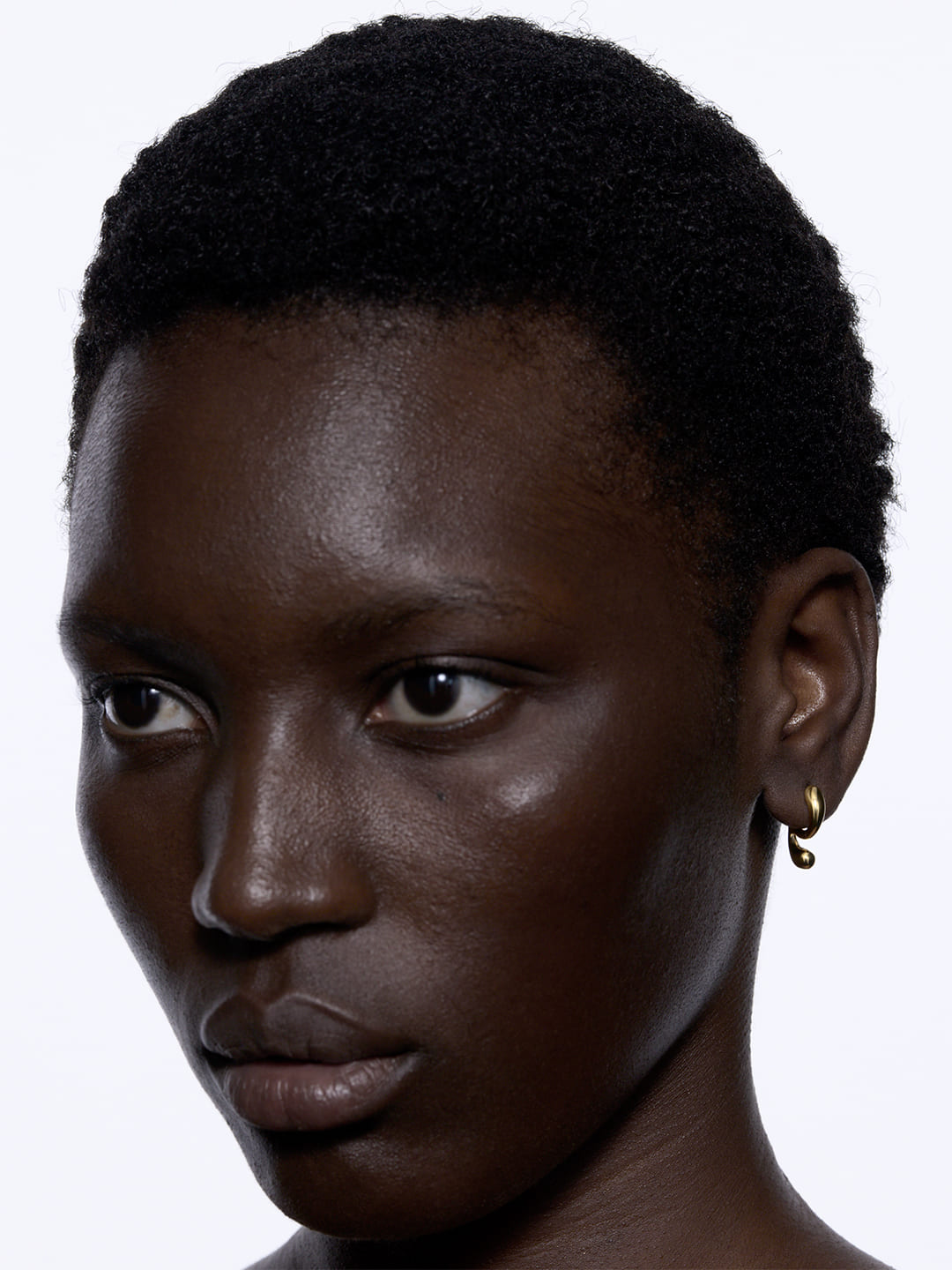 Mermaid Splash Huggie Gold