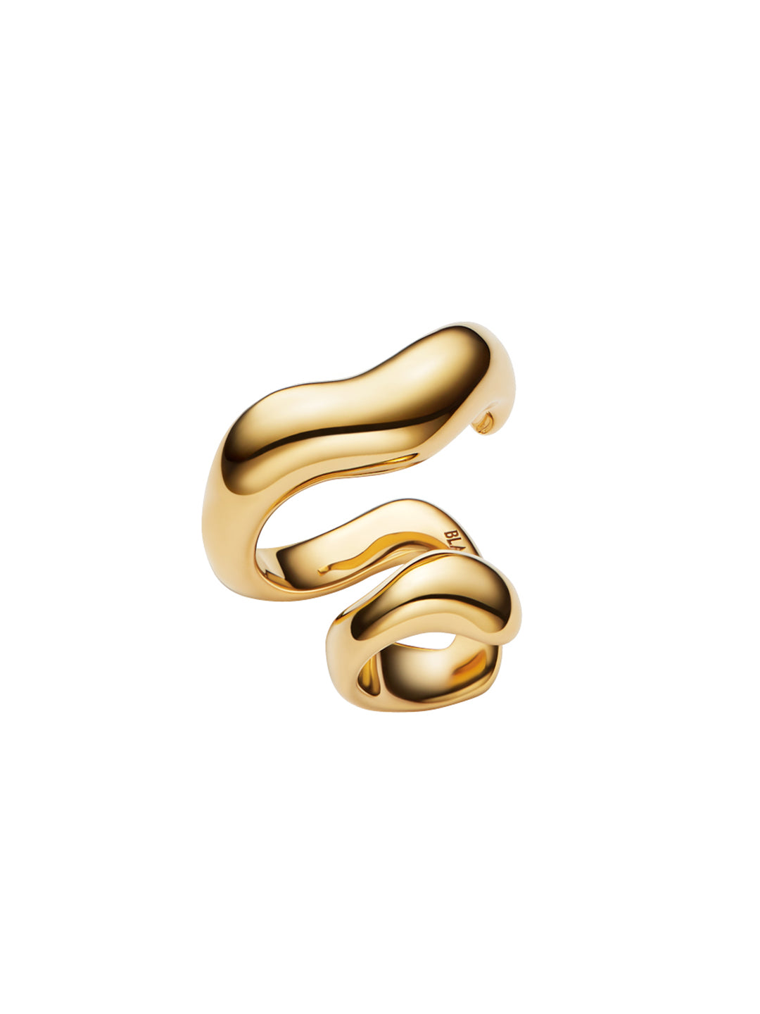 Sagene Ear Cuff Goldplated Silver