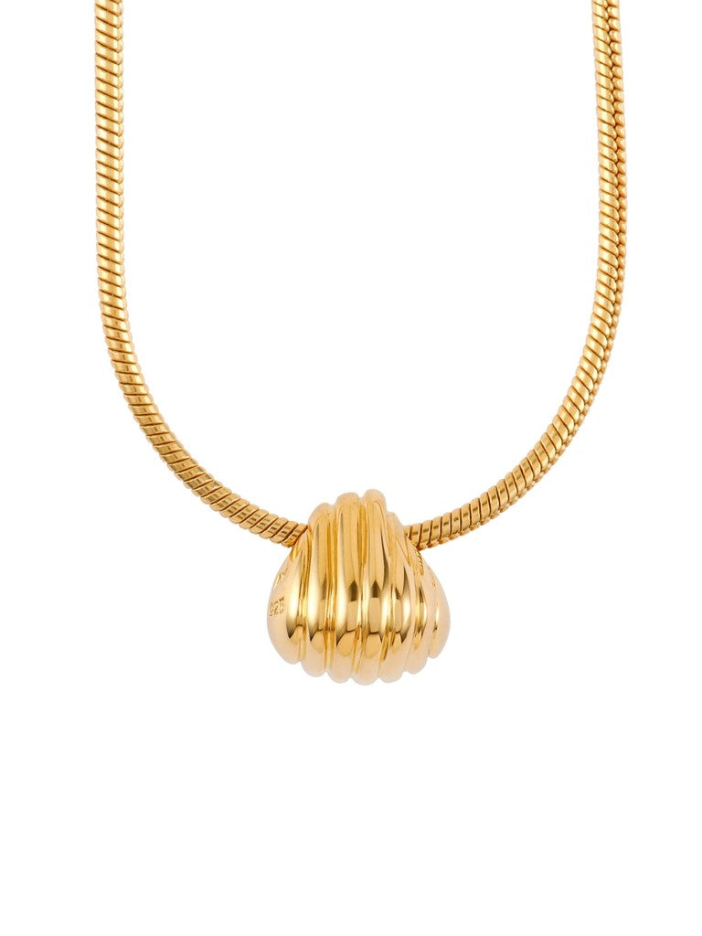 Shell Stripe Necklace