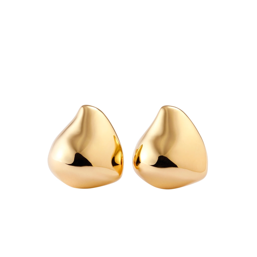 Big Shell Earrings/Gold