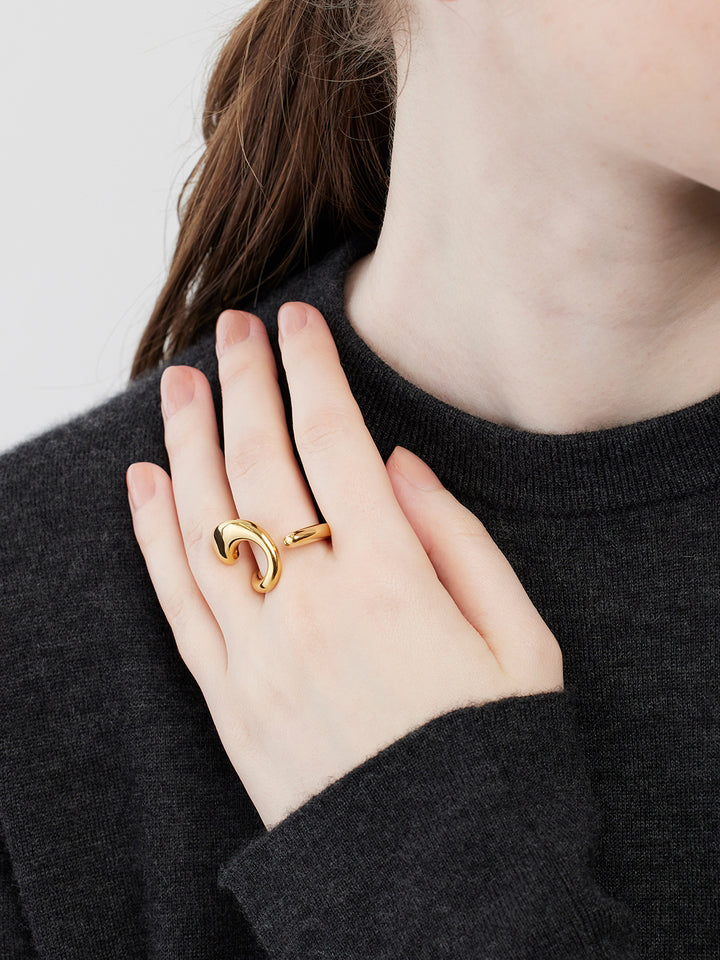 【受注商品】Distortion Ring/Gold