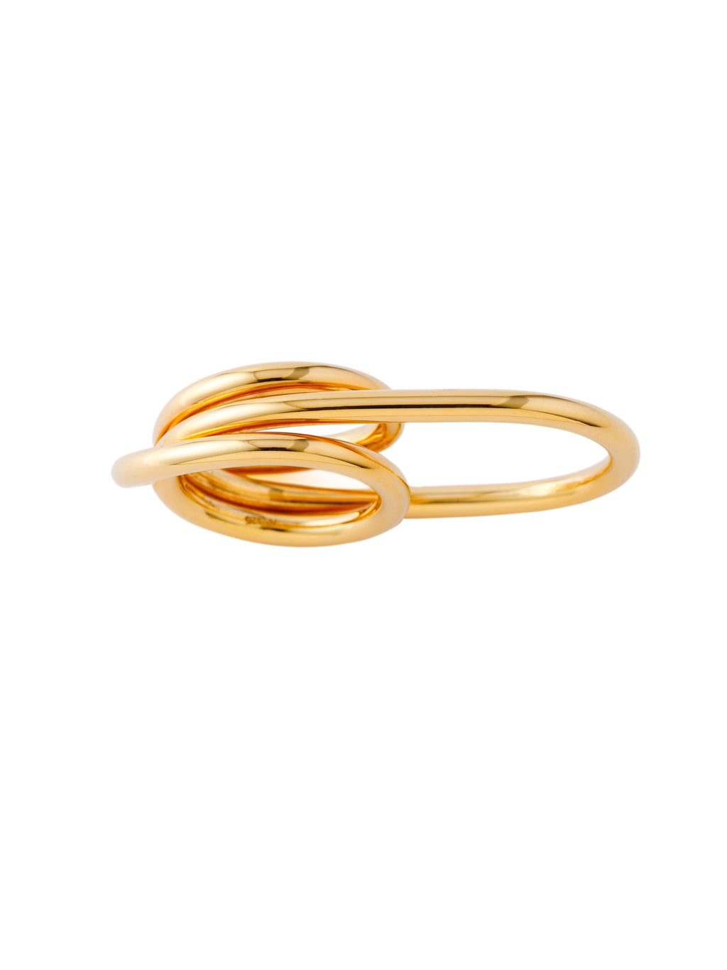 【受注商品】Coil Double finger Ring/Gold
