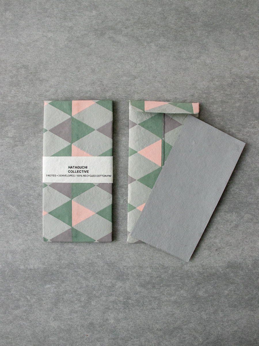 Large Envelope Set / Pierrot Grey mix